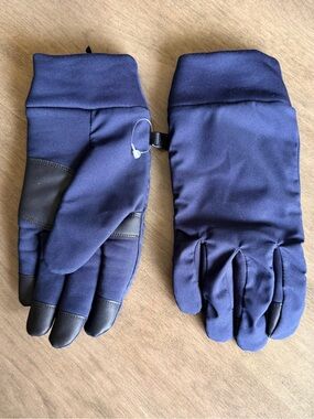 Uniquo Men's Navy HEATTECH Touchscreen Cold-Weather Gloves SZ.M